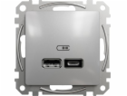 Schneider Electric Sedna Design, USB A+C 2.4A nabíjecí zá...