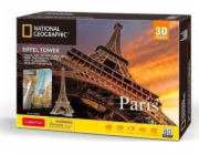 National Geographic 3D puzzle Paříž Eiffelova věž 80 prvků