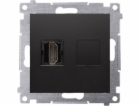 Kontaktní simon Simon 54 HDMI (modul) Black Mat DGHDMI 01/49