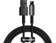 Baseus CALWJ-01 Tungsten Gold Kabel Lightning 2.4A 1m Black