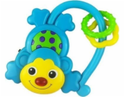 Dětské chrastítko se zvukem Baby Mix Opička modrá