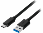 Akyga USB 3.1 type C 0.5m /černá 