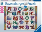 Ravensburger 2D Puzzle 1000 dílků Abeceda draků