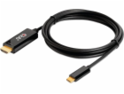 Club3D aktivní kabel HDMI na USB-C, 4K60Hz, 1.8m, M/M