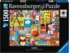 Ravensburger 2D puzzle 1500 dílků Domeček z karet