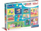 Puzzle 10v1 Super Color Peppa Pig