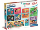 Super barevné puzzle 10 v 1 DC Comics