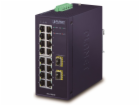 Planet IGS-1820TF Průmyslový Switch 16x1Gb, 2xSFP, dual 1...
