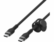 Belkin BOOST CHARGE™ USB-C/USB-C kabel, 3m, černý - odolný PRO Flex