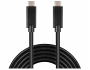 Kabel USB-C M/M USB 3.2 generation 2x2, 3A, 20Gbit/s  černý, 3m