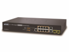 Planet GS-5220-8P2T2S L3 switch, 10x1Gb, 2x1Gb SFP, 8x Po...