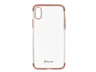Tellur Cover Silicone Electroplated for iPhone X/XS rose ...