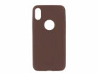 Tellur Cover Slim Synthetic Leather for iPhone X/XS brown
