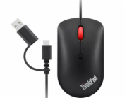 Lenovo myš ThinkPad USB-C/USB-A Wired Compact 
