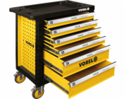 Skříňka dílenská pojízdná VOREL TO-58539 6 zásuvek