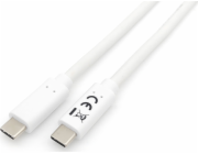 USB Equip Equip USB kabel kabelu 3,2 C -> C st/st 1,0M 3a Weiß
