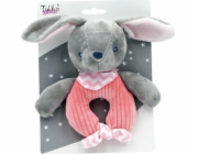 Zajíček chrastítko 15 cm