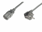 ASSMANN Power Cord CEE 7/7 Typ-F 90deg angled - C13 M/F 2...