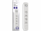 Qoltec 50282 surge protector White 4 AC outlet(s) 230 V 1...