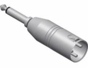 Samec XLR až 6,3 mm samec Mono Jack