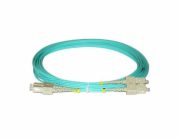Duplexní patch kabel MM 50/125, OM3, SC-SC, LS0H, 2m