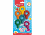 Pastelky Maped Baby Color'Peps 6 barev blistr