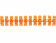 GTV Clamp 12-TORTER FLAT 2,5mm2 3A Orange LZ-25 LZ-25MM00-00