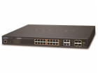 Planet GS-4210-16P4C L2 switch, 20x1Gb, 4x1Gb SFP, 16x Po...