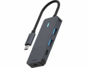 Rapoo USB-C hub seda USB-C na USB-A a USB-C