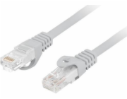 Lanberg PCU6-10CU-0500-S patch, CAT6 UTP, LSZH CU, 5m, šedý LANBERG Patch kabel CAT.6 UTP LSZH CU 5M šedý Fluke Passed