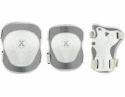 Nils Extreme Knea Set+lokty+zápěstí pro válcový skateboard skateboard nils extrémní H704 šedá velikost s