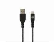 Tellur Green Data cable USB to Lightning 2.4A 1m nylon black