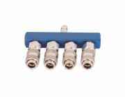 Scheppach Vzduchová rozbočka se 4 rychlospojkami