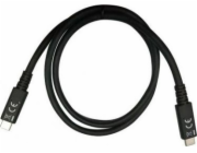 USB Techly USB-C – kabel USB-C 0,8 m černý (ICOC MUSB40-CMCM08)