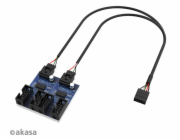 AKASA rozbočovací kabel, interní, 1-to-4 2.0, 300mm
