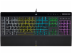 CORSAIR K55 RGB PRO/Drátová USB/US layout/Černá