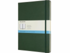 Moleskine Notes Classic XL 19x25 tw. kropki myrta zielony