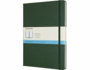Moleskine Notes Classic XL 19x25 tw. kropki myrta zielony