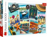 Puzzle 1000 dílků Pohlednice z dovolené