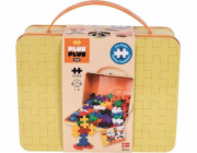Plus plus velké bloky - kovový žlutý kufr 70 prvků