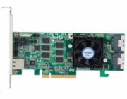 ARECA Tri-mode RAID card 16-port (2x SFF-8654) 8GB DDR4, PCIe4.0 x8 Card, LP