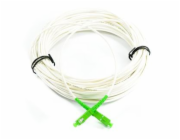 Datacom 421 SC/APC - SC/APC simplex 9/125 SM, arm.3mm B3 LSZH, 1m, bílý SC/APC - SC/APC simplex 9/125 SM 1m arm.bílý 3mm B3 LSZH