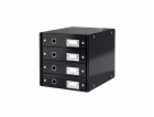 LEITZ Zásuvkový box  Click&Store, 4 zásuvky, černá