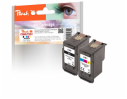 PEACH kompatibilní cartridge HP PG-560BK, CL-561C, CombiPack, black, colour, 1x8ml, 1x8,5ml