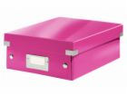 LEITZ Organizační box  Click&Store, velikost S, růžová