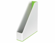 LEITZ Stojan na časopisy dvoubarevný  WOW, bílá/zelená