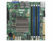 Supermicro MBD-A2SDI-4C-HLN4F-B SUPERMICRO mini-ITX MB Atom C3558 (4-core), 4x DDR4 ECC DIMM, 8xSATA, 1x PCI-E 3.0 x4, 4x 1GbE LAN, IPMI, bulk