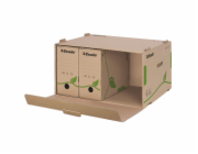 LEITZ Esselte ECO archivační kontejner otvírání zpředu, na krabice 80/100 mm, hnědá