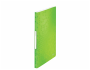 LEITZ Katalogová kniha  WOW, PP, 20 kapes, zelená