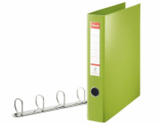 Esselte plast. kroužk. pořadač VIVIDA, 4DR/40mm, hřbet 60 mm, zelená